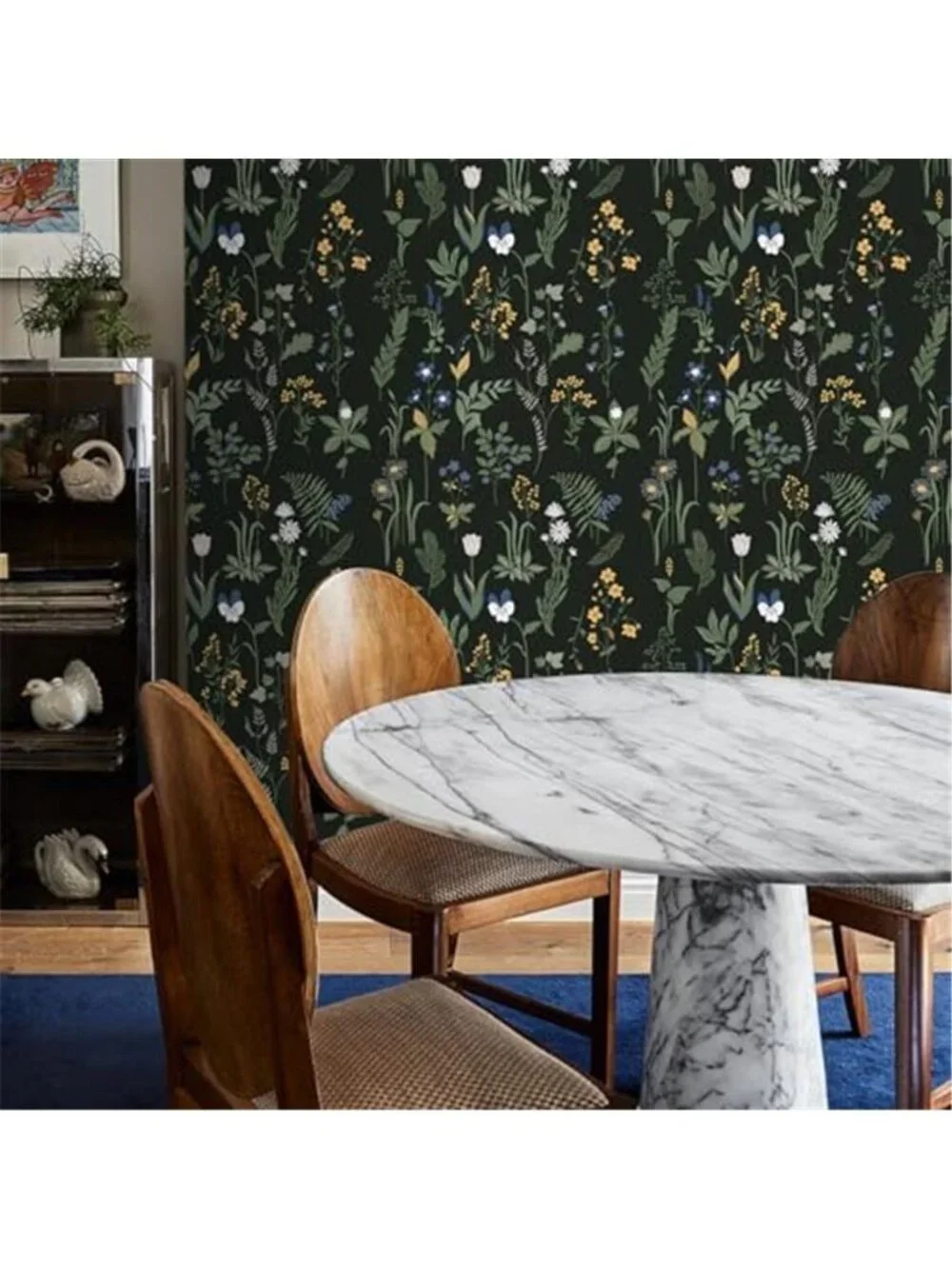 Peel Stick Wallpaper Boho Floral Bedroom Bathroom Removable Renter Friendly